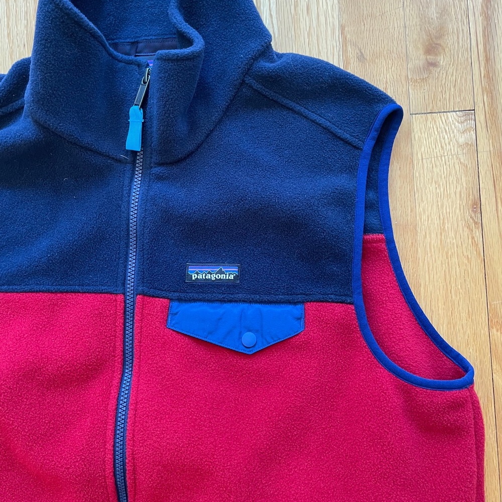 Patagonia Red and Navy Vest
